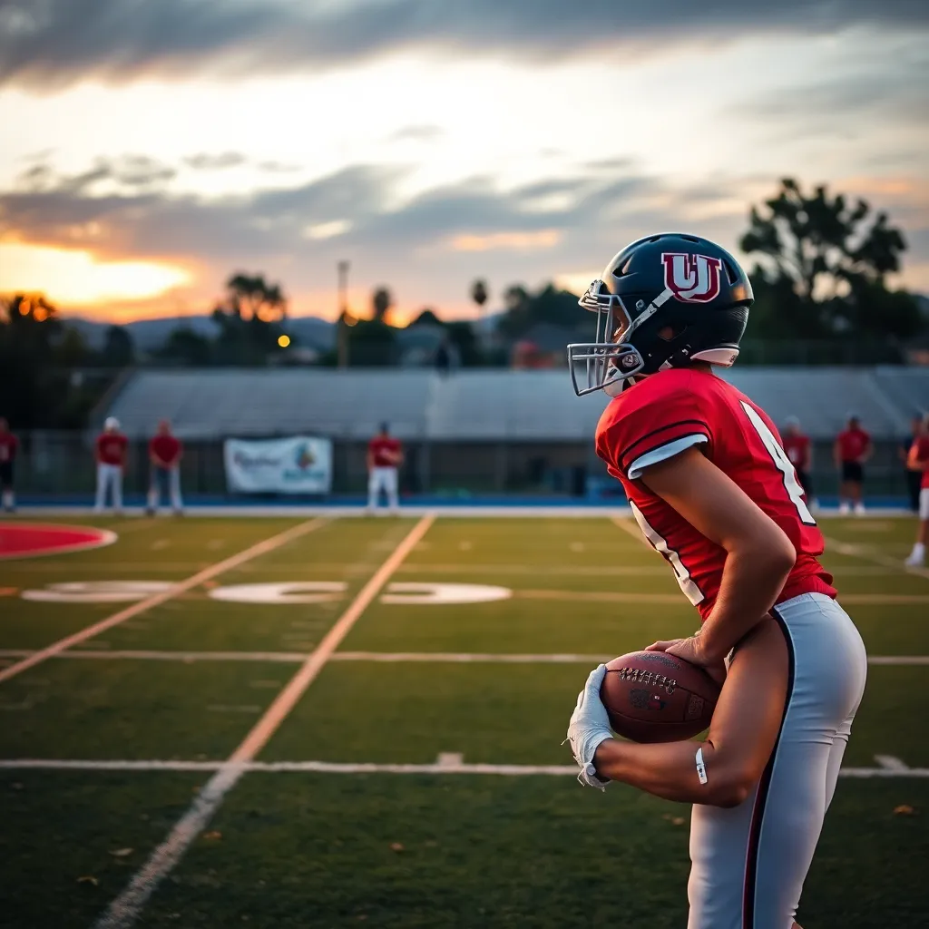 High School Football Season Heats Up in Linden, California