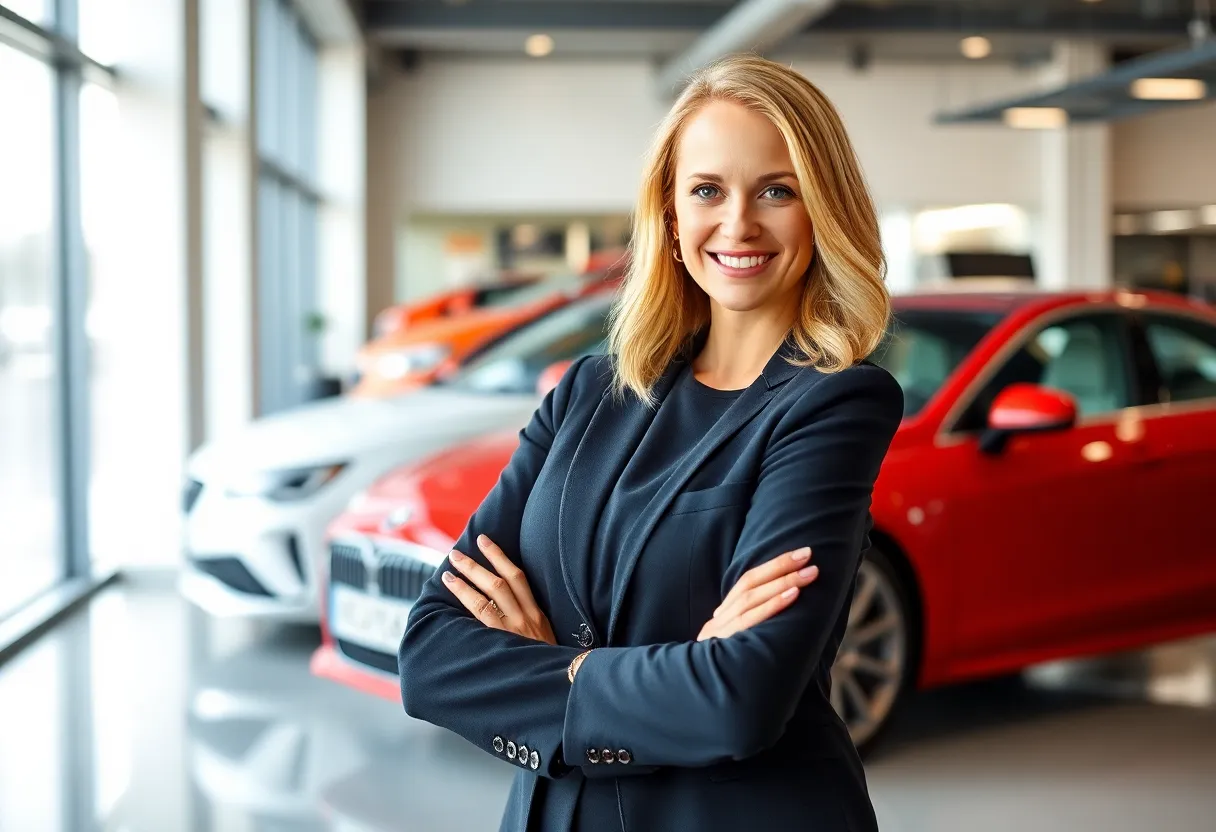 Portrait of Allyson Witherspoon, Nissan's new marketing leader
