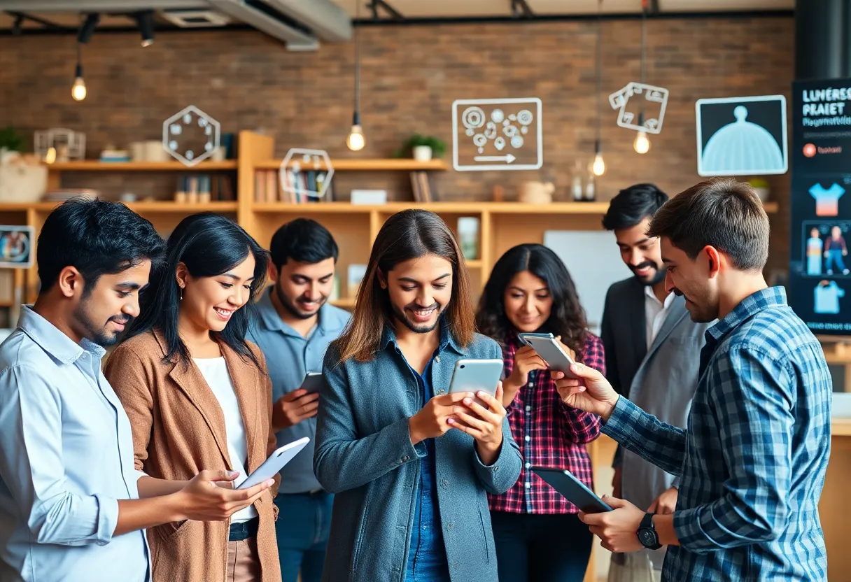 Illustration of behavioral targeting in digital marketing