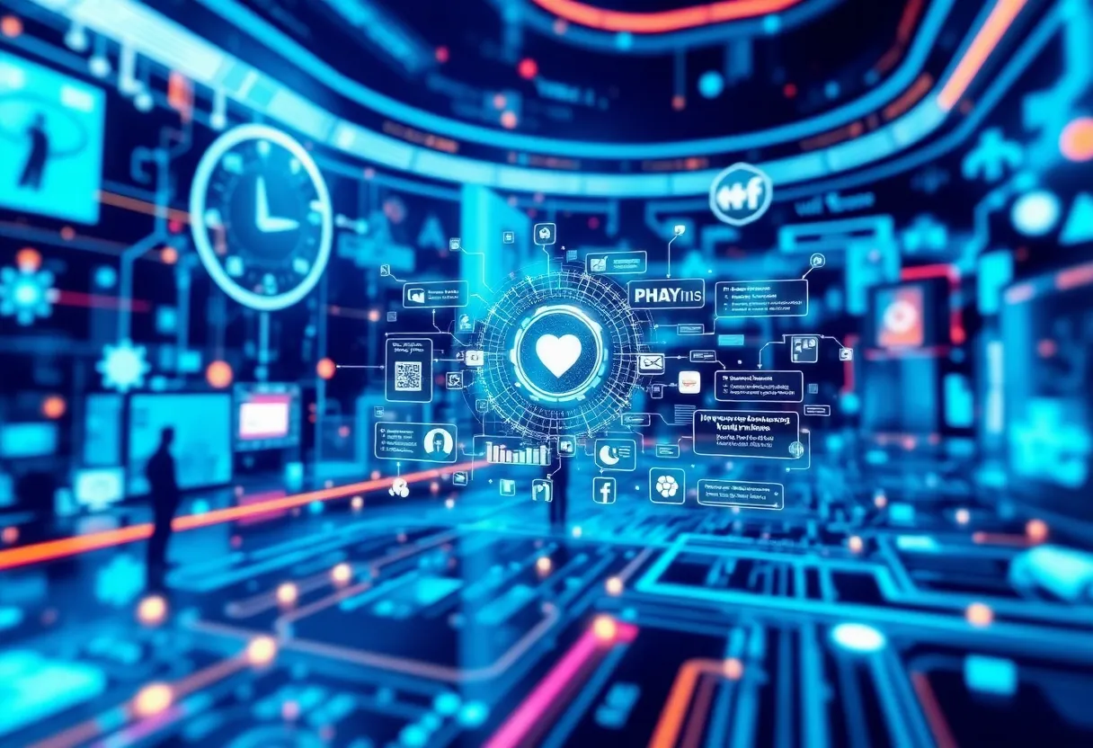 Visual representation of digital marketing trends for 2025.