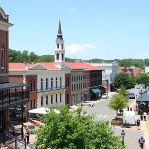 View of Newberry, South Carolina showcasing its historic charm and vibrant community.