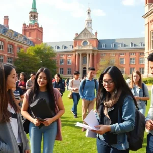 Students engaging in academic and community activities at Presbyterian College.