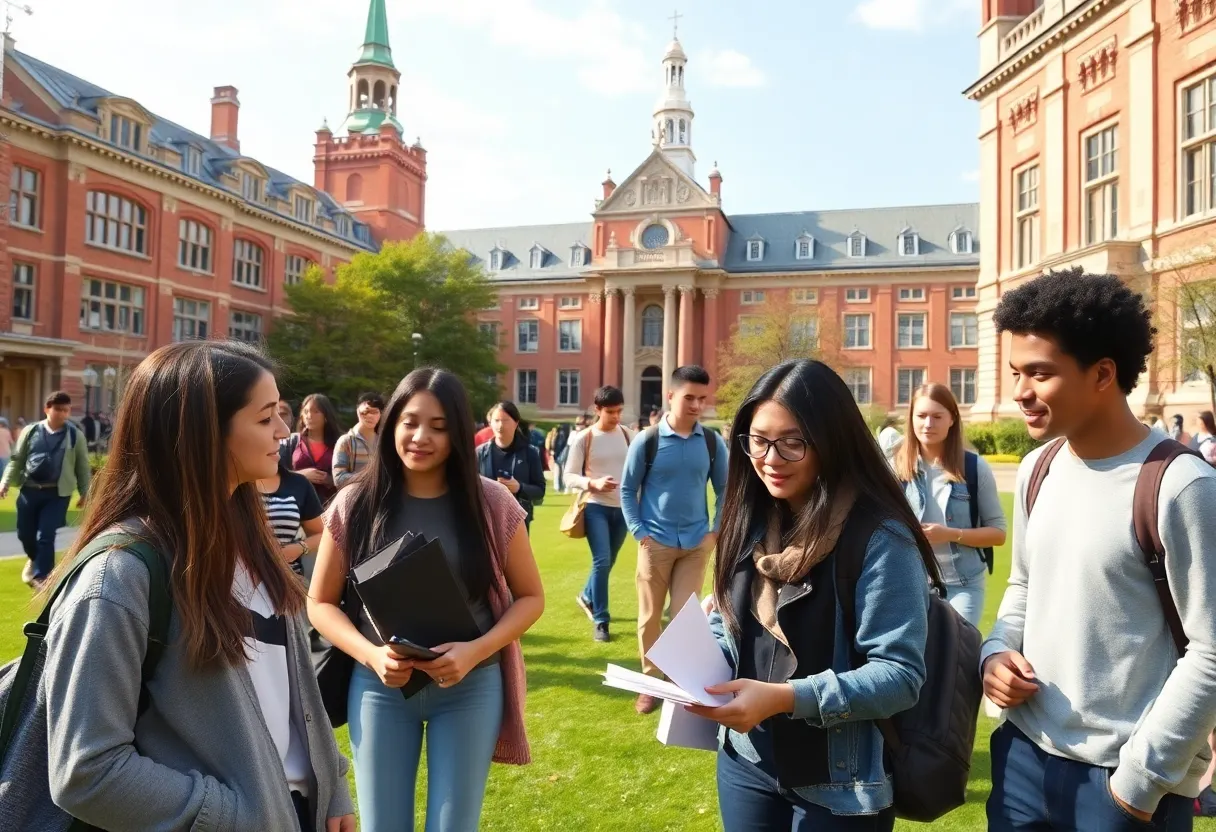 Students engaging in academic and community activities at Presbyterian College.