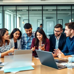 Team collaboration at Publicis Media and Dysrupt showcasing innovative strategies