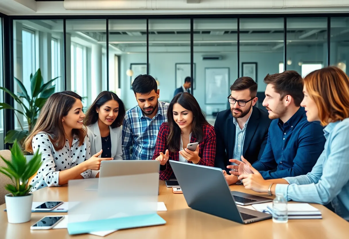 Team collaboration at Publicis Media and Dysrupt showcasing innovative strategies