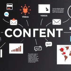 Illustration depicting Content Gap Analysis applied to digital marketing strategies.