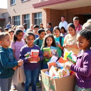 Families participating in the Greenwood County Food Drive