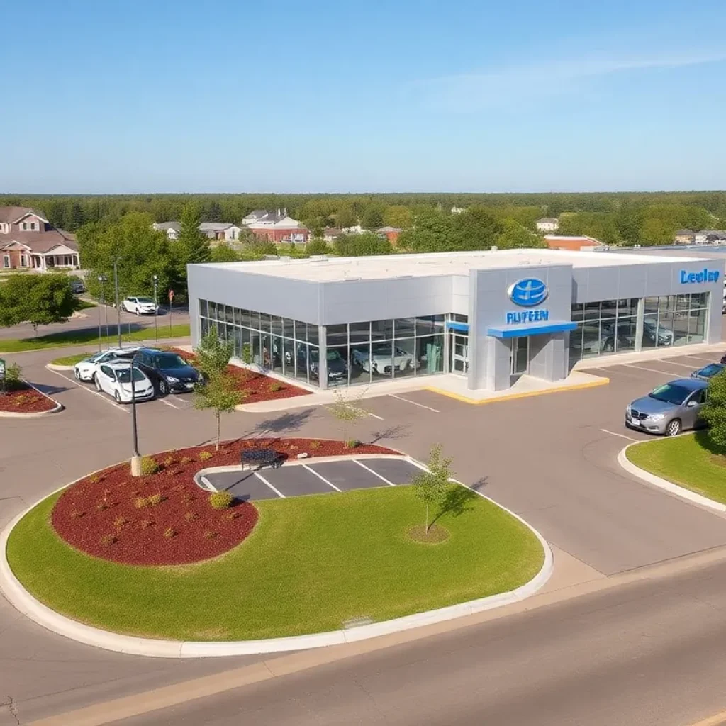 Revitalized site of former Chevrolet dealership in Laurens