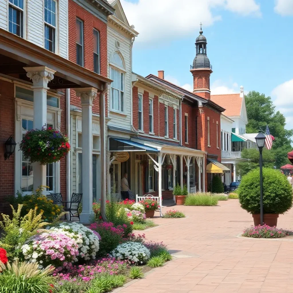 Beautiful historic architecture in Newberry, South Carolina