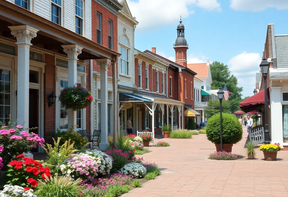 Beautiful historic architecture in Newberry, South Carolina