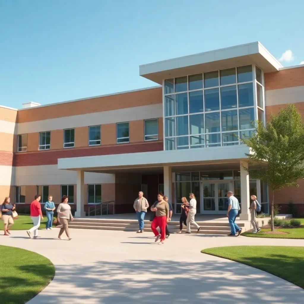 Exterior view of the new Union Medical Center