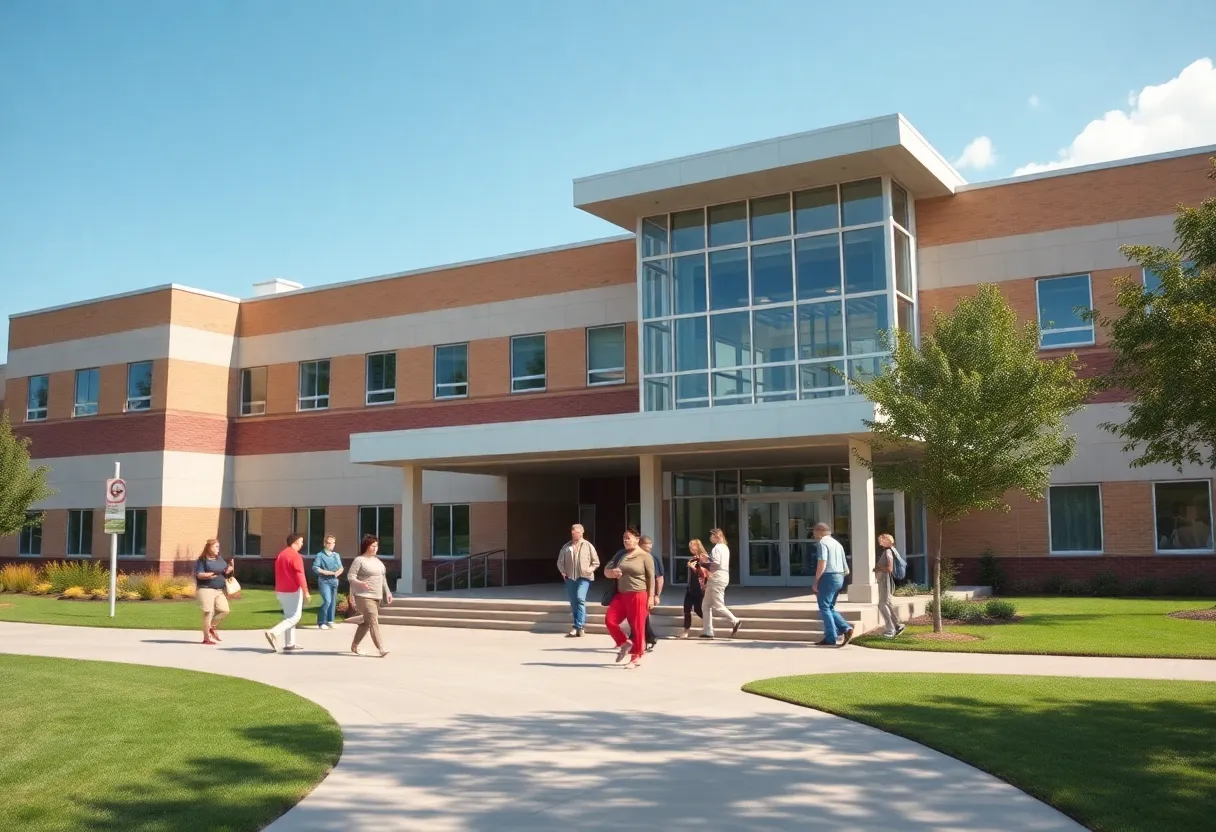 Exterior view of the new Union Medical Center