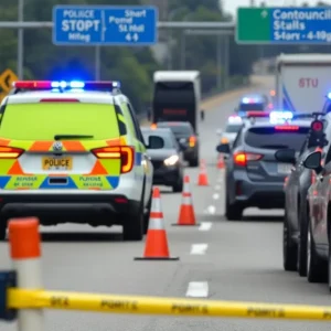 I-85 Bomb Threat Traffic Disruption
