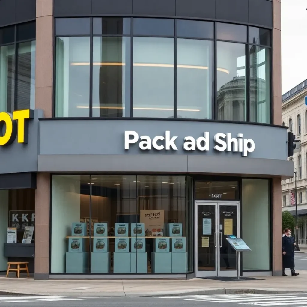 Storefront of KOT Pack and Ship in Laurens, SC