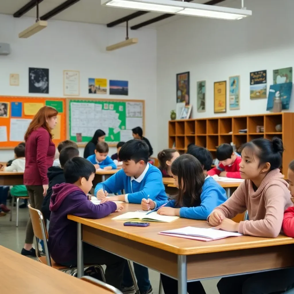 Students and teachers in Laurens County Schools engaging in educational activities