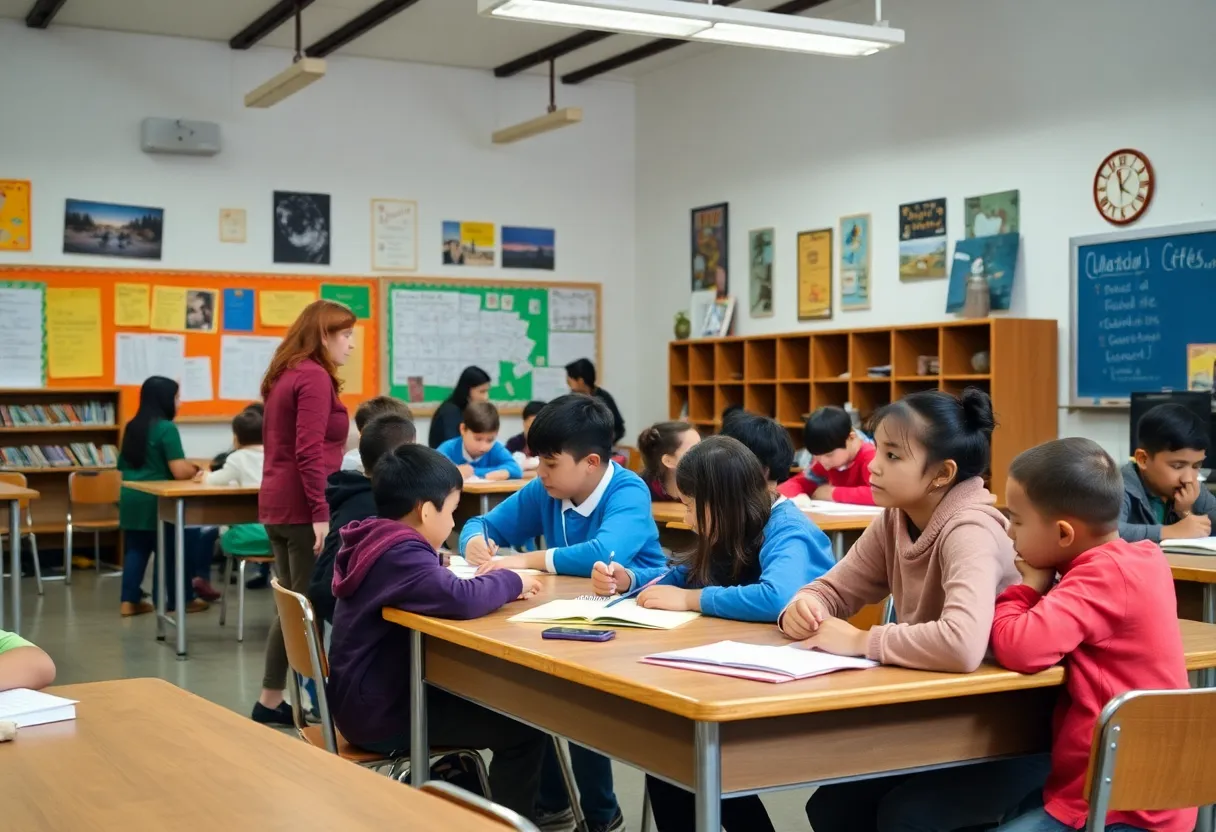 Students and teachers in Laurens County Schools engaging in educational activities