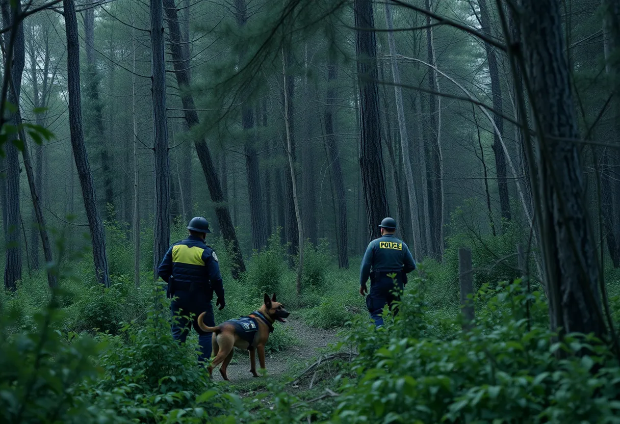 Manhunt Search in Newberry County