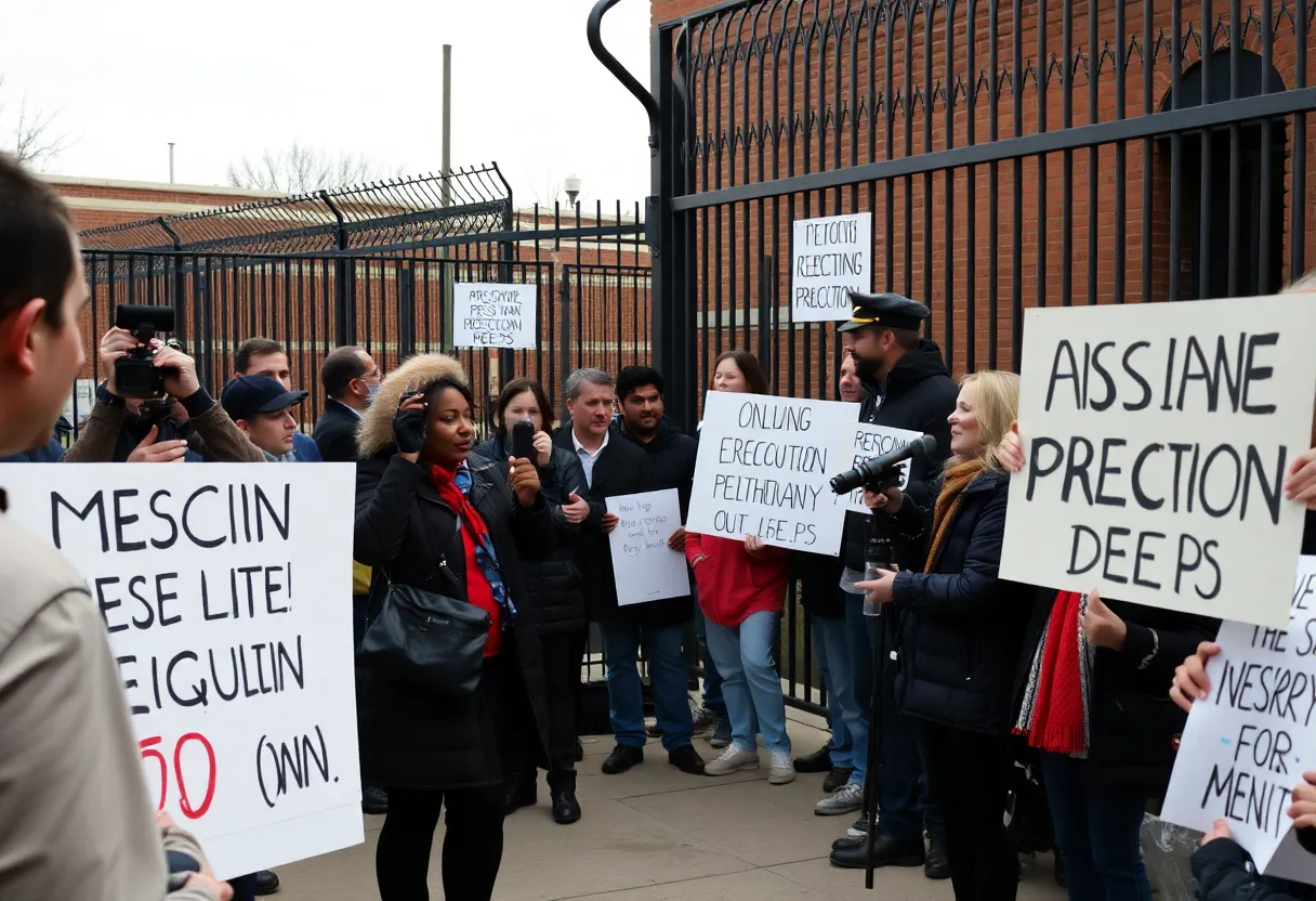 Firing Squad Execution Protest