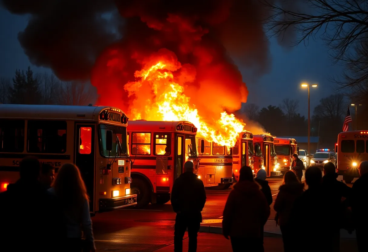 Fire at Legacy Charter School