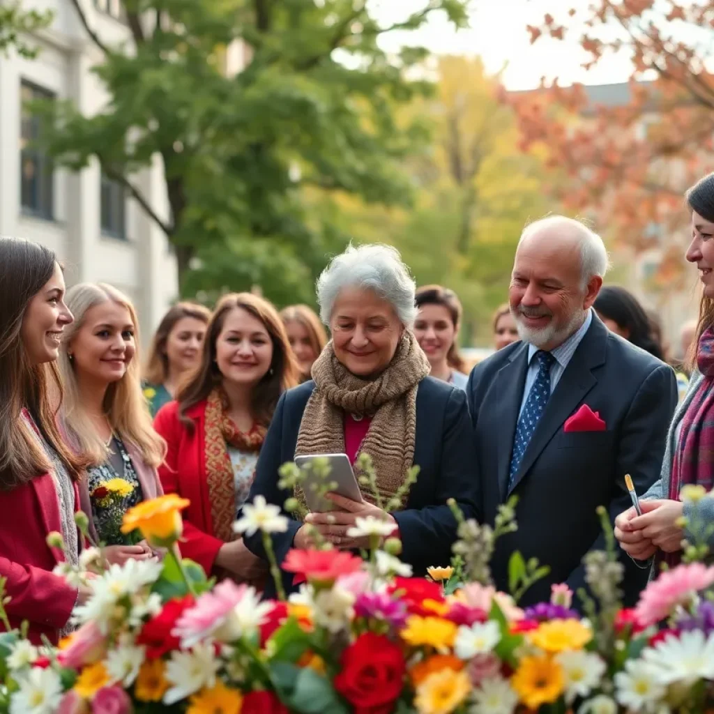Memorial tribute honoring Dr. Scherrens at Newberry College