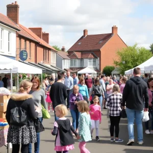 Community event representing Newberry's tourism initiatives