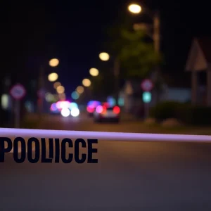 Police investigating a shooting scene in Clinton, SC