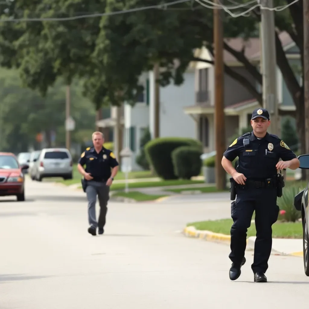Law enforcement officers ensuring community safety in Laurens County