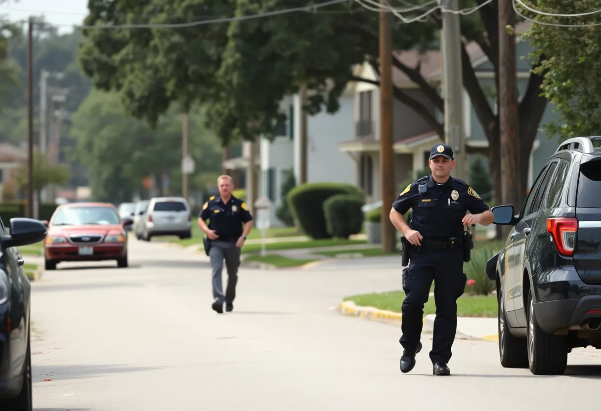 Law enforcement officers ensuring community safety in Laurens County