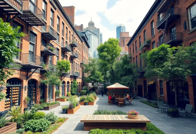 Artistic depiction of urban redevelopment in Greenville County, SC