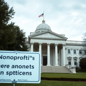 Illustration depicting the investigation of Hope Florida Foundation