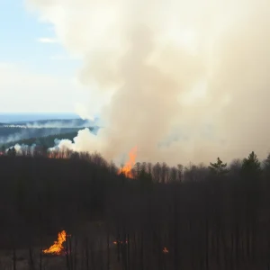 Wildfires in North Carolina and South Carolina