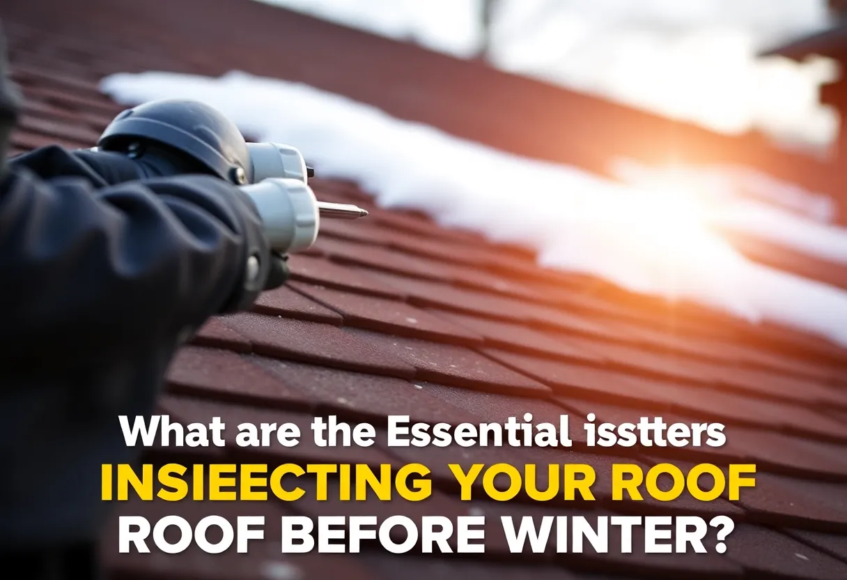 What Are the Essential Steps for Inspecting Your Roof Before Winter?