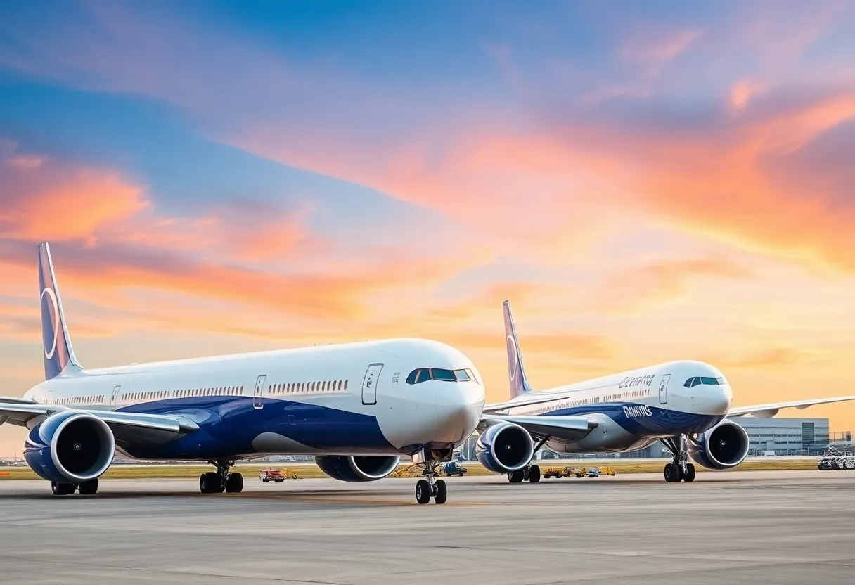 Boeing Jets in Flight