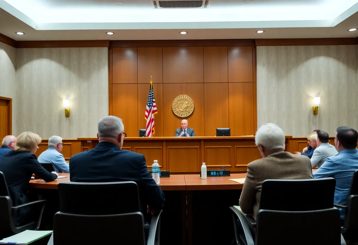 Clinton City Council members discussing the budget