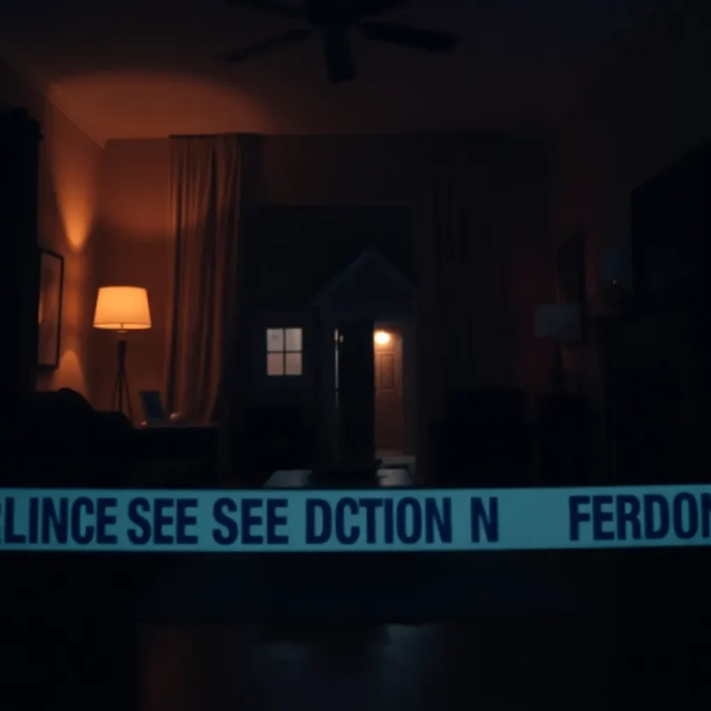 Crime scene investigation in Clinton, S.C.