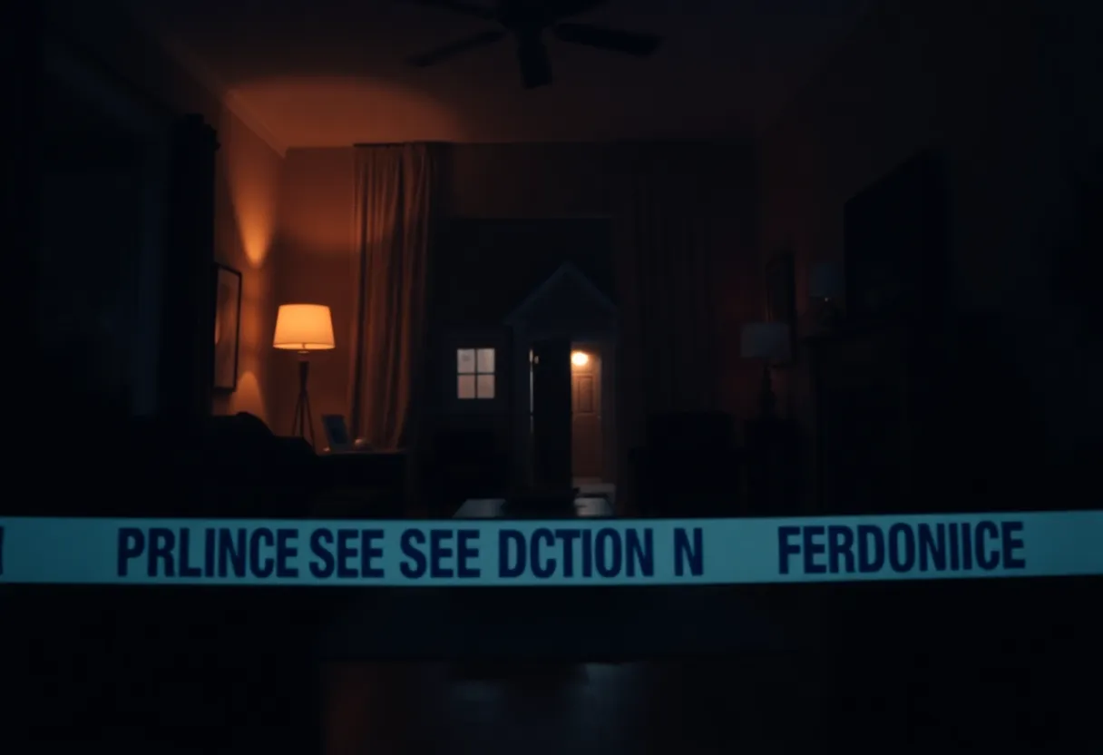 Crime scene investigation in Clinton, S.C.