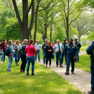 Community and police search for a missing girl in Gaffney