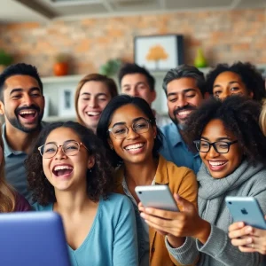 Diverse individuals showcasing emotions related to marketing concepts.