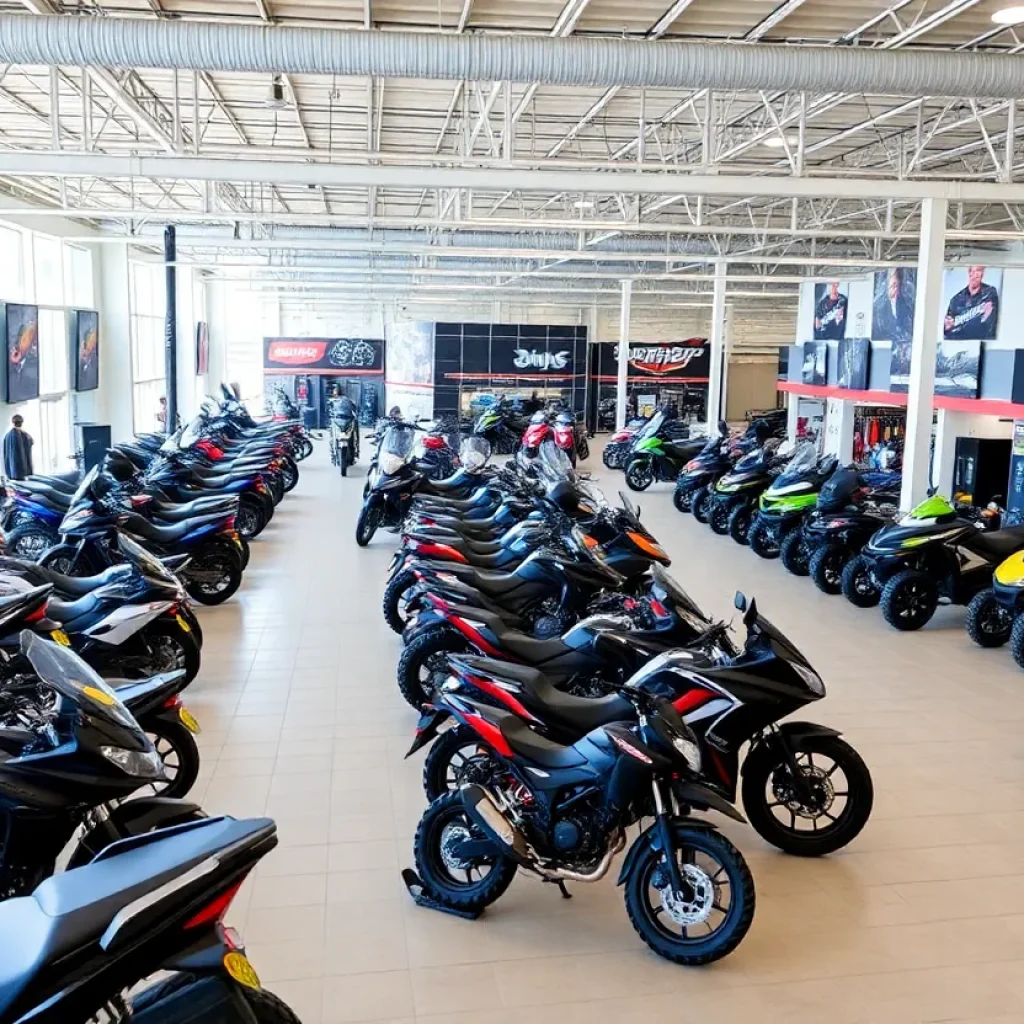 Exterior view of Foothills Motorsports showcasing various powersports vehicles