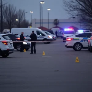 Police investigation scene in Laurens County after a shooting incident.