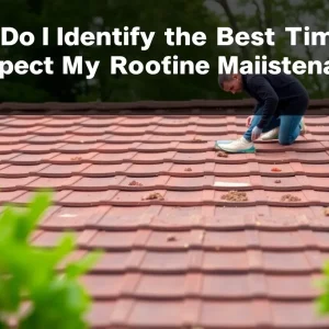 How Do I Identify the Best Time to Inspect My Roof for Routine Maintenance?