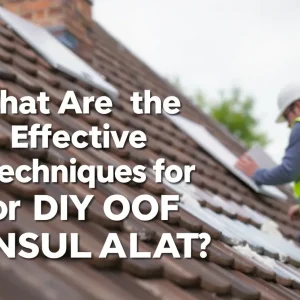 What Are the Most Effective Techniques for DIY Roof Insulation?