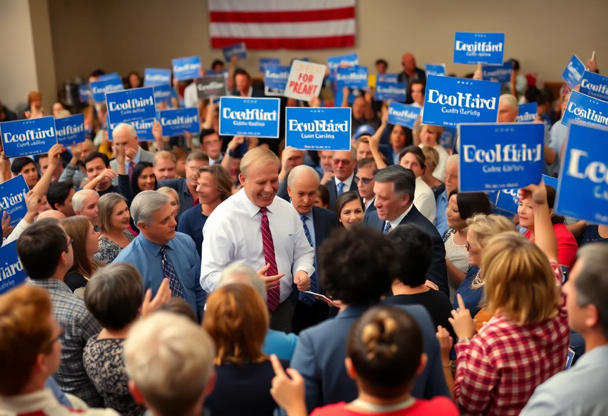 Campaign rally in South Carolina for the 2028 Democratic presidential nomination
