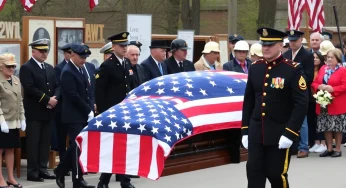U.S. Airman Clarence E. Gibbs Returns Home After Eight Decades