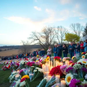 Community gathering for remembrance