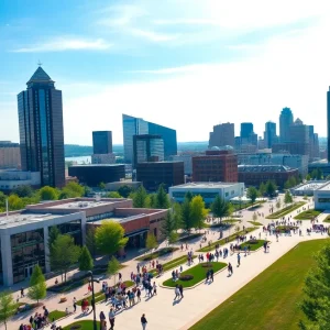 Raleigh North Carolina Cityscape