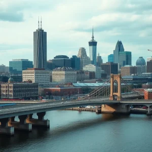 Baltimore skyline highlighting infrastructure issues