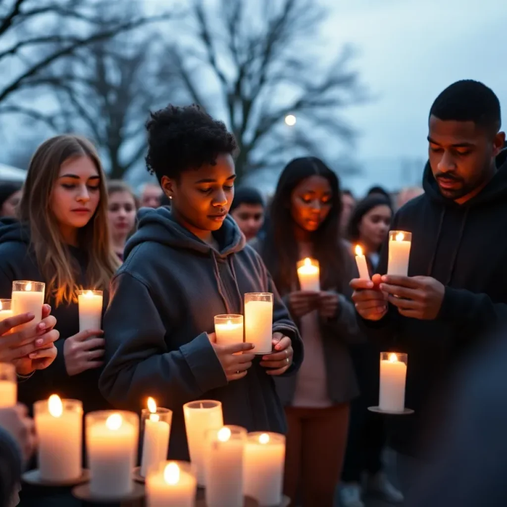 Vigil for local teens in Clinton SC