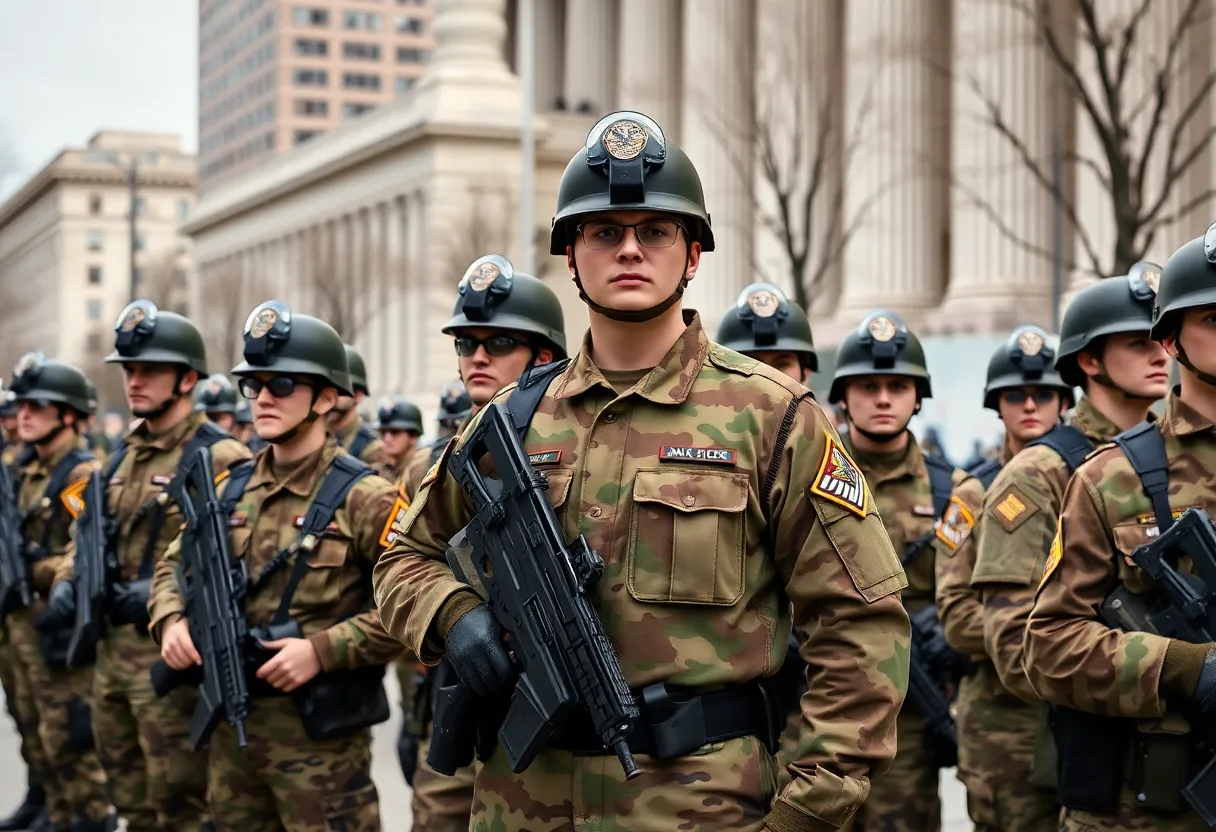 National Guard troops deployed for policing efforts in D.C.