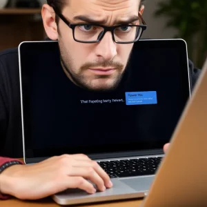 User experiencing webpage error on news website